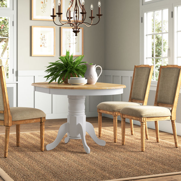 Round Dining Table With A Leaf Wayfair